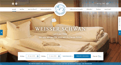 Desktop Screenshot of hotel-weisser-schwan.de