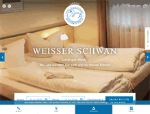 Tablet Screenshot of hotel-weisser-schwan.de